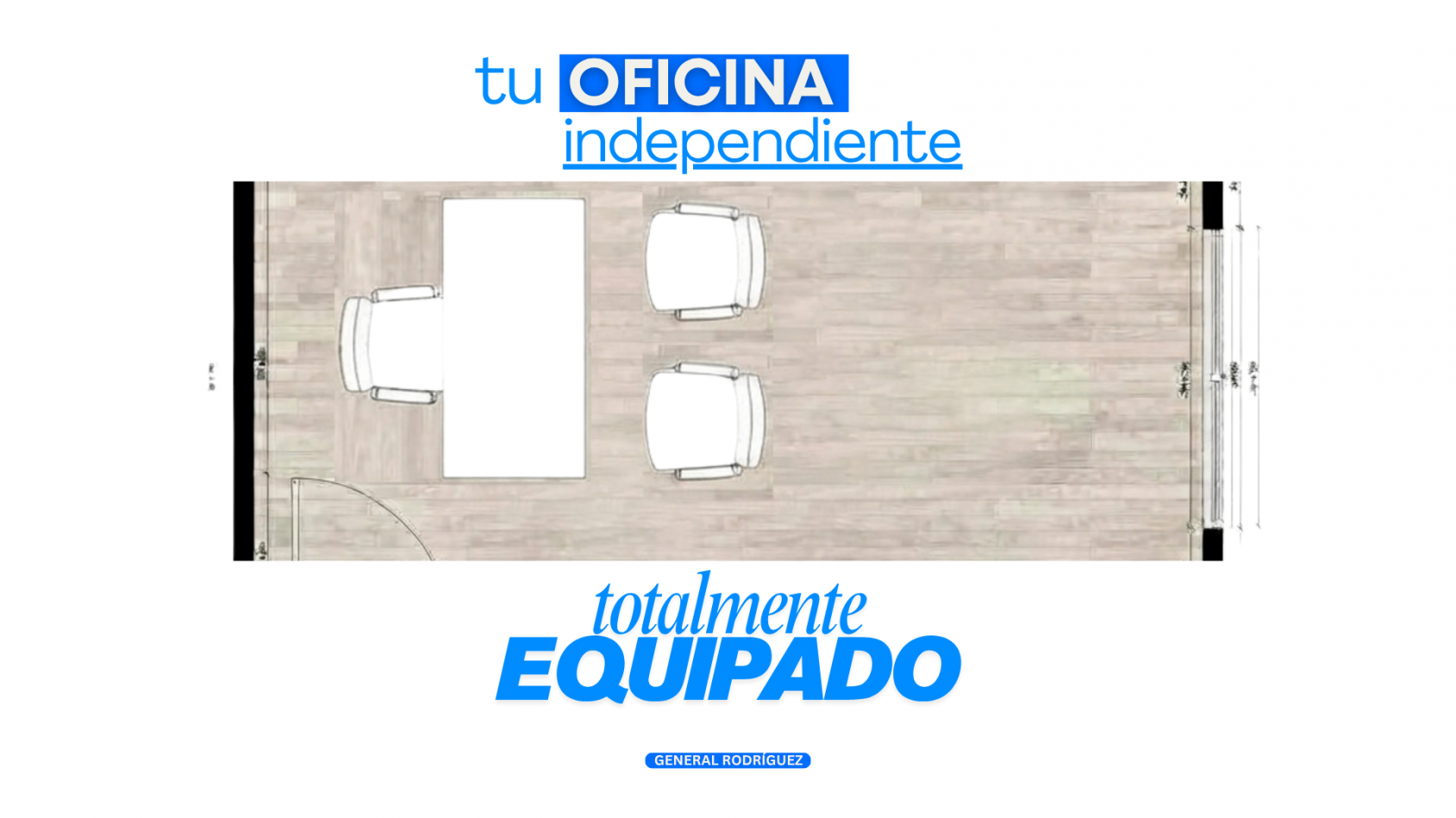 OFICINA EN ALQUILER EN EL CENTRO DE GENERAL RODRIGUEZ